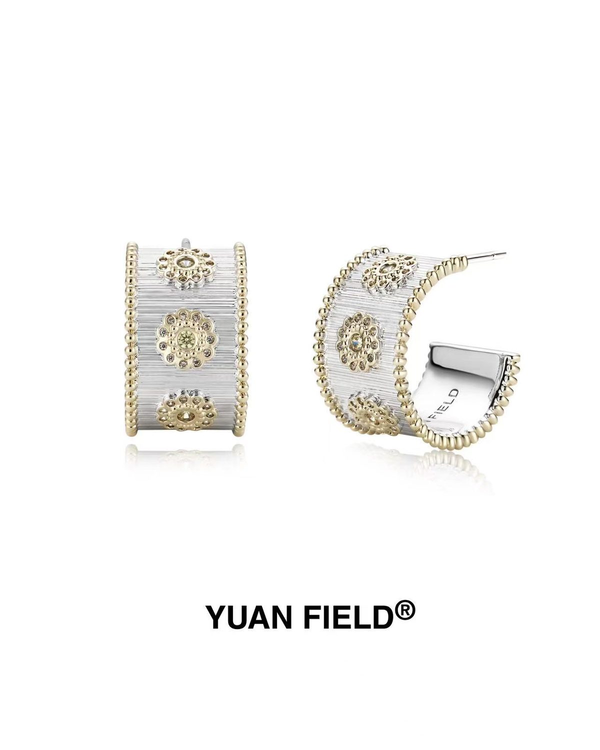 Brushed Bloom Earrings