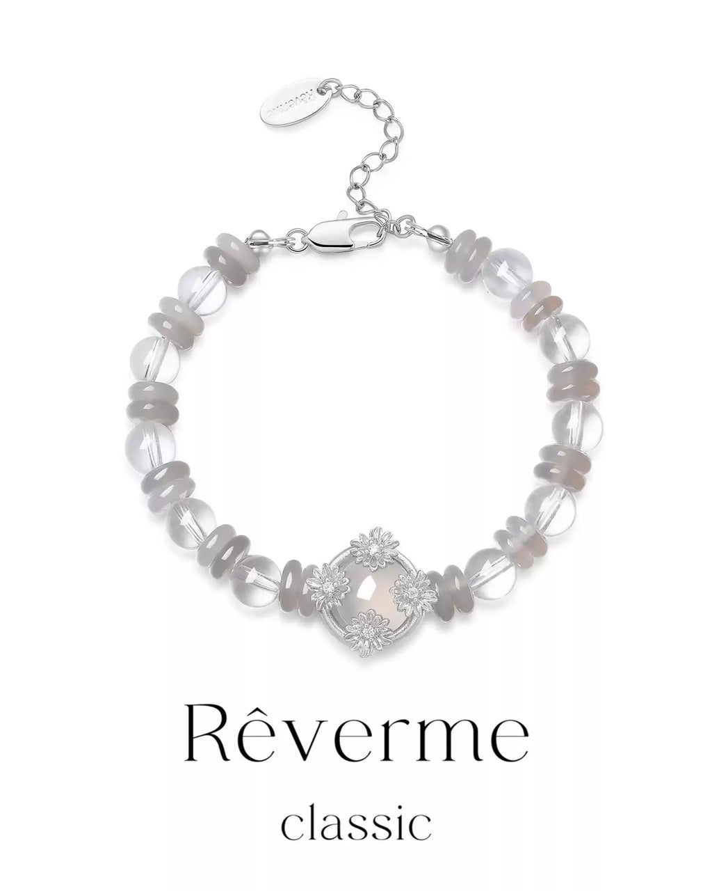 platinum-plated-flower-bead-bracelet