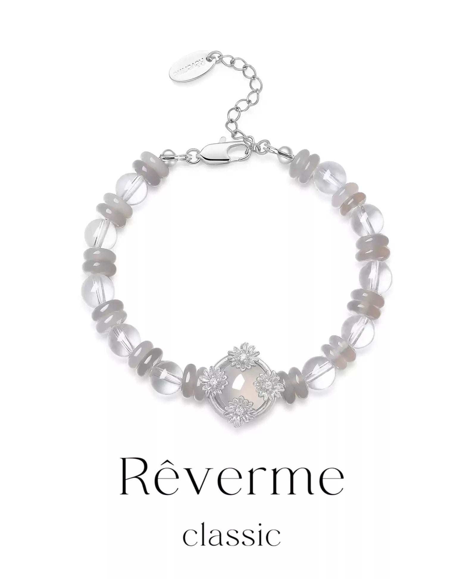 platinum-plated-flower-bead-bracelet