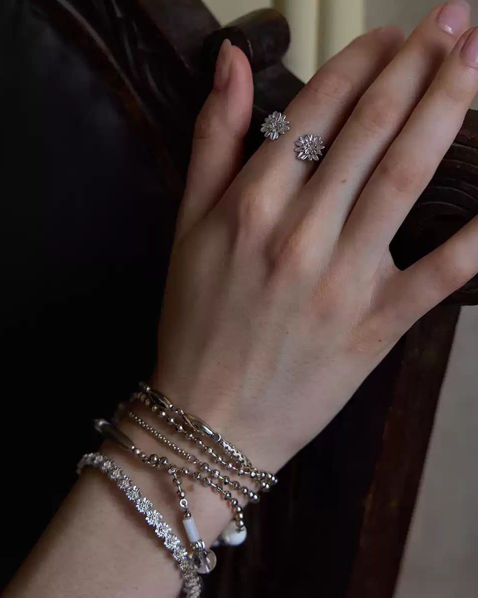 daisy-zircon-ring-sandblasted